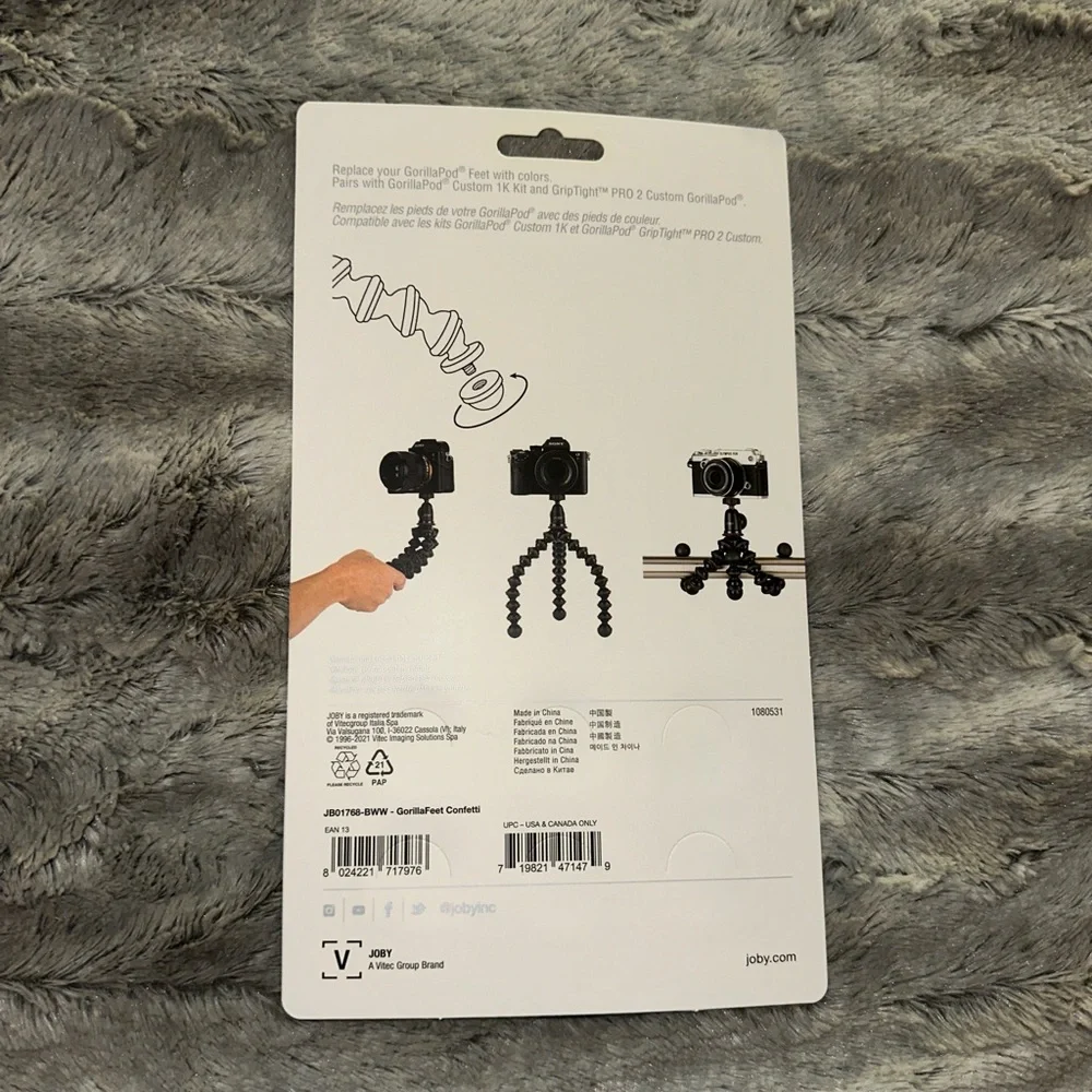 BRAND NEW ‘Joby’ gorillafeet confetti